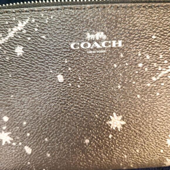 Coach Cosmos Corner-zip Wristlet